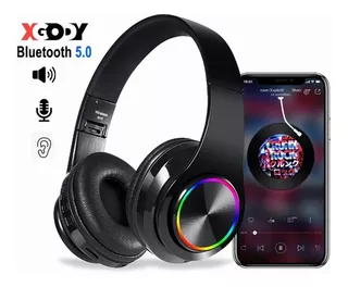 Audífonos Inalámbricos Xgody B39 Bluetooth Game Hi-fi Con Luz Rgb Led