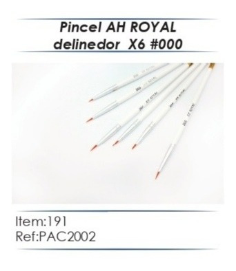 Imagen 7 de 9 de Pinceles Ah Royal X Estuches