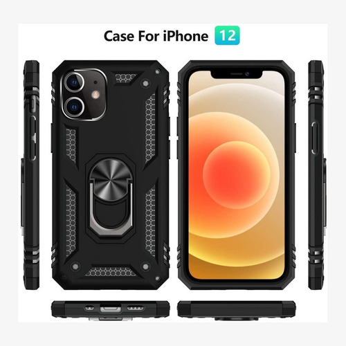 Estuche Antichoque Armor Ring Para iPhone 12 Mini 5,4