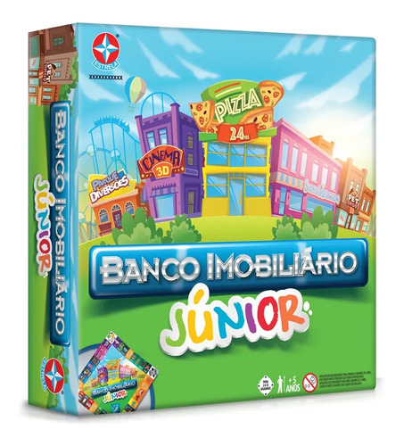 Banco Imobiliário Júnior Jogo De Tabuleiro Estrela