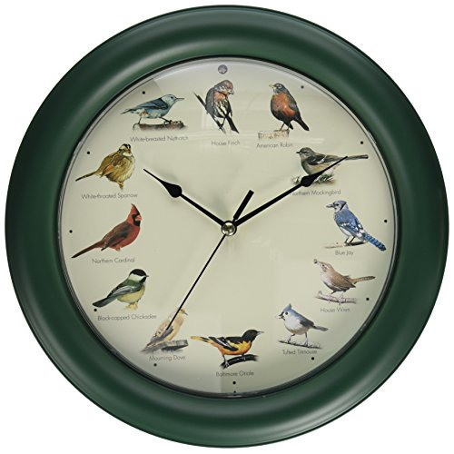 Mark Feldstein Original Cantando Bird Reloj, 10.7 Pulgadas