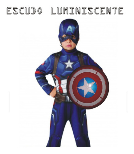 Escudo Capitán América, Luminiscentes, Luz Neo M.maravilla