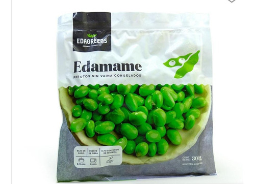 Edamame ( Porotos Sin Vaina Congelados ) 300 Grs - Solo Caba