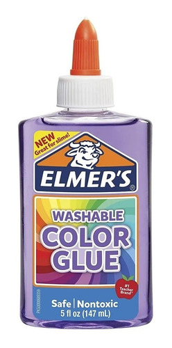 Cola Colorida 147 Ml De Slime Roxo Translucido Elmers 39698