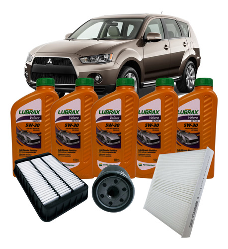 Kit Revisão Outlander 3.0 V6 E 2.0 2008 Á 2013