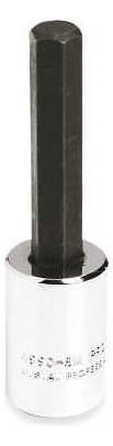 Proto J4990-6m Socket Bit, Steel, 3/8 In, Tpsz 6 Mm Aan