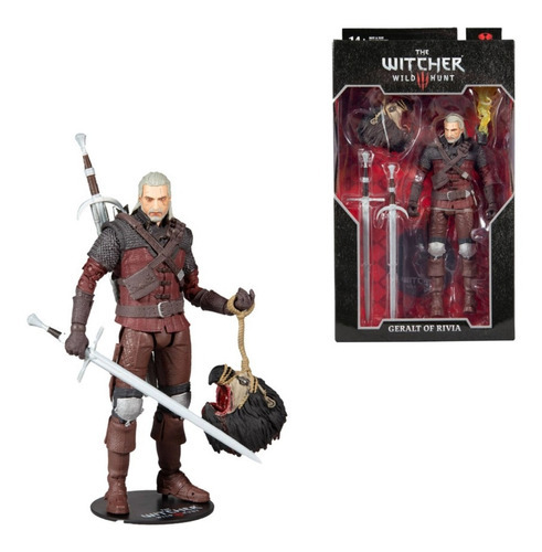 Figura The Witcher Geralt Of Rivia Mcfarlane Wild Hunt Serie