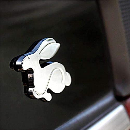 Emblema De Metal De Un Conejo Corriendo Compatible Vw G...