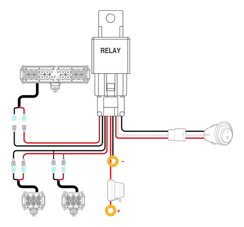 Juego De Barra De Luz Led, Lámpara De Conducción De 9646857
