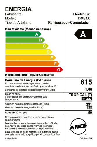 Refrigerador Electrolux Dm84x 630 Lt No Frost Multi Doorinox