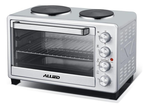 Horno Eléctrico 40 Lts Allied + 2 Hornallas