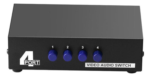 4 Selector Divisor Of Audio & Video Switch