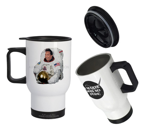 Mug Vaso Termico Viajero Para Carro Diomedes Diaz Amarte Más