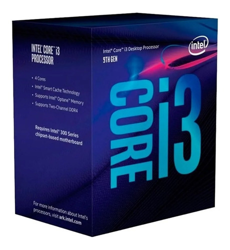 Procesador Intel I3 9100 En Cuotas