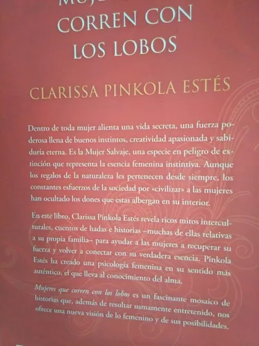 Mujeres Que Corren Con Los Lobos Clarissa Pinkola Bol -sd