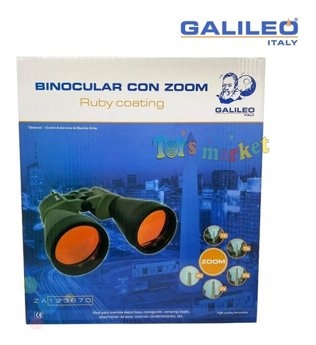 Imagen 8 de 10 de Binocular Galileo Zoom 12 36x Lente Ruby Aclara En Oscuridad