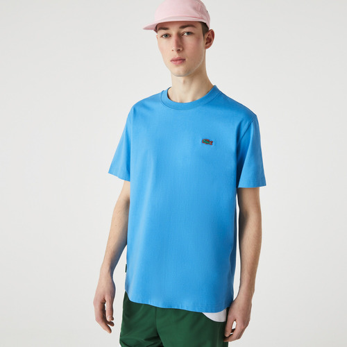 Imagen 4 de 4 de Remera Lacoste L!ve Th8693 Casual Manga Corta Unisex