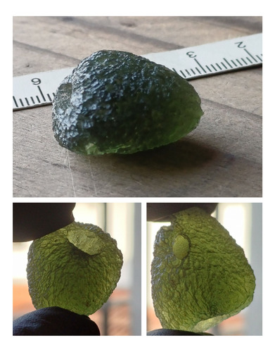 Moldavita Auténtica Piedra De Alta Vibración Arboldivine 23 Verde Musgo