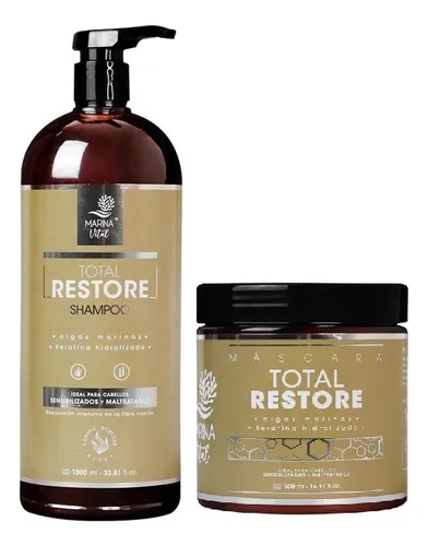 comprar Pack Marina Vital Restore Shampoo + Mascara 1000 Ml