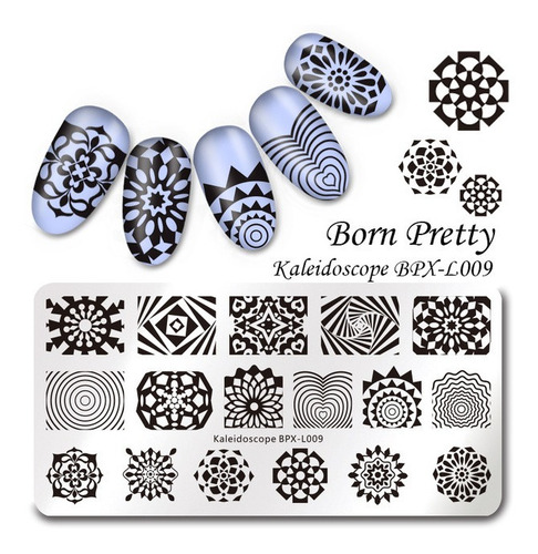 Placas Para Stamping Originales Born Pretty Diseños Varios