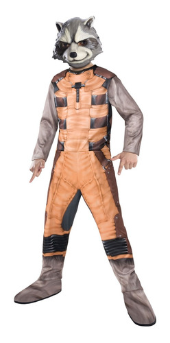 Disfraz Para Niño Rocket Raccoon Talla M - Halloween