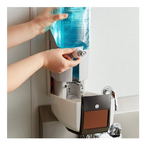 Jabonera Automática Lumecel En Espuma Rubbermaid Black Cromo