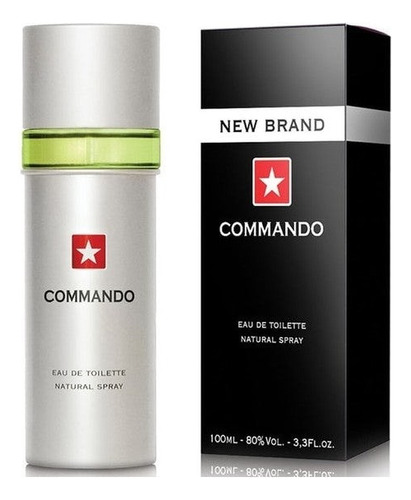 Perfume New Brand Commando  Caballero, Original 100ml Coloni