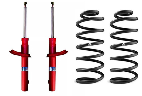 Kit X2 Amortiguadores Fric Rot + Espirales Rm Peugeot 405