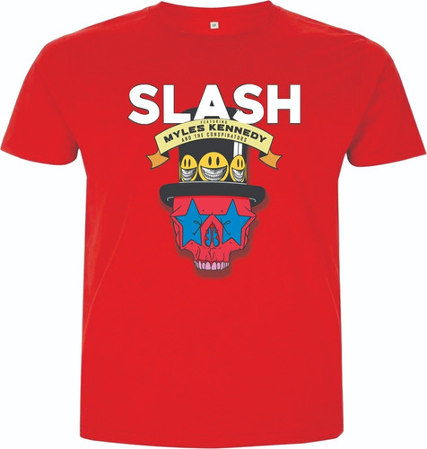 Camisetas Rock Slash Ft Myles Kennedy And The Conspirator