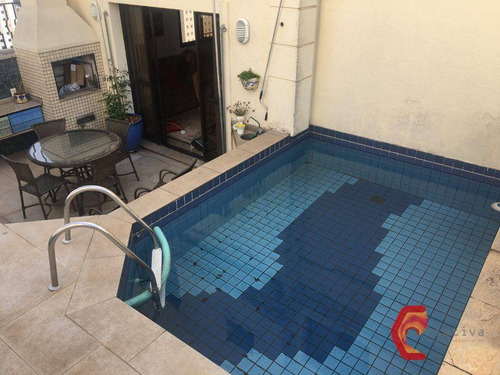 Imagem 7 de 25 de Cobertura Duplex Com 3 Dormitórios À Venda, 158 M² Por R$ 1.450.000 Tatuapé - Co0100