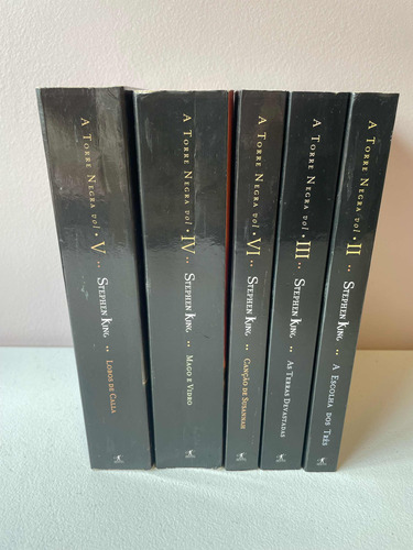 Coleção De Livros A Torre Negra De Spephen King (5 Livros)