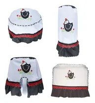 Comprar Kit Jogo De Cozinha Panos Capas Protetoras Tecido Oxford