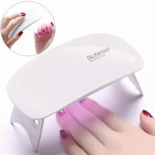 Lámpara Secadora De Uñas Uv Led Portatilkit Básico De Uñas