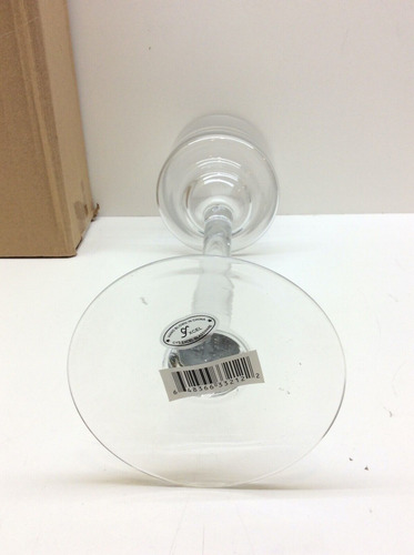 Cys Excel 4 X 14 Clear Glass Stemmed Candle Holder Vas Ccc