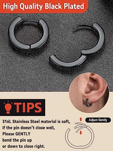 Pendientes De Aro Punk Para Hombre, Aros Para Las Orejas De