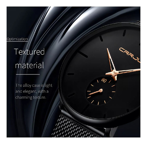 Reloj Impermeable Para Hombre Crrju2150c Quartz Chronograph