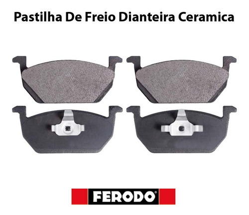 Pastilha De Freio Dianteira Virtus Comfortline 200 Tsi 1.0