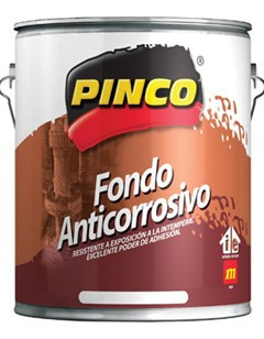 Fondo Anticorrosivo Industrial Negro  Pinco