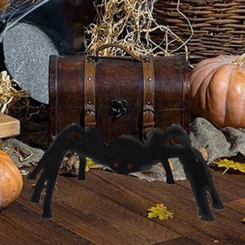 Araña De Peluche De Halloween, Araña Negra Grande, Araña