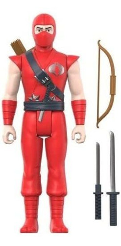 Figura De Reacción Gi Joe Red Ninja Wave 3  Cobra Assa...