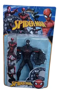 Spiderman Negro - Miles Morales - Muñeco De 17cm