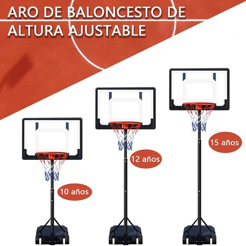 Tablero De Basquetbol Baloncesto Portátil De Altura
