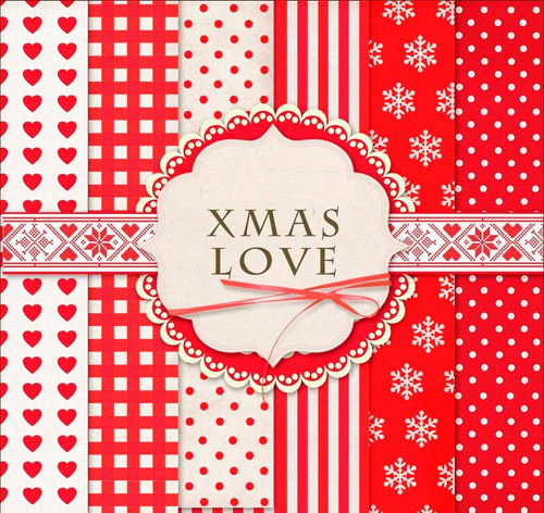 Kit De Papel Digital Navidad Xmas Love