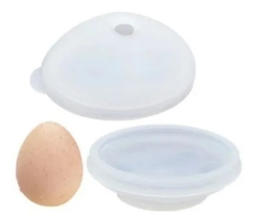 Molde  Silicona Ovalo 3 D Huevo