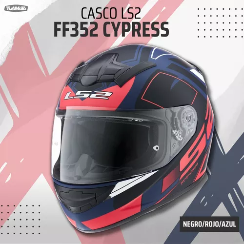 Casco Integral LS2 ROOKIE TRIBAL ROJO MATE NEGRO FF352 - Tienda Moto Rider  México