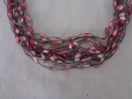 Cordão Tecido Vintage Rosa 04*