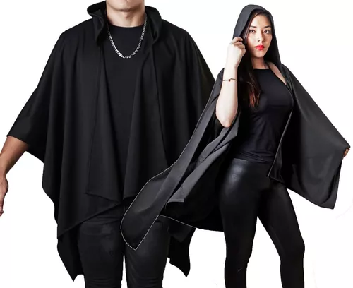 Poncho Con Gorro, Gabán,( 1 Poncho Hombre + 1 Poncho Mujer )