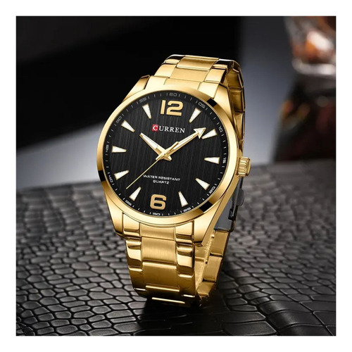 Reloj Para Hombre Curren 8434 Kred711801 Dorado