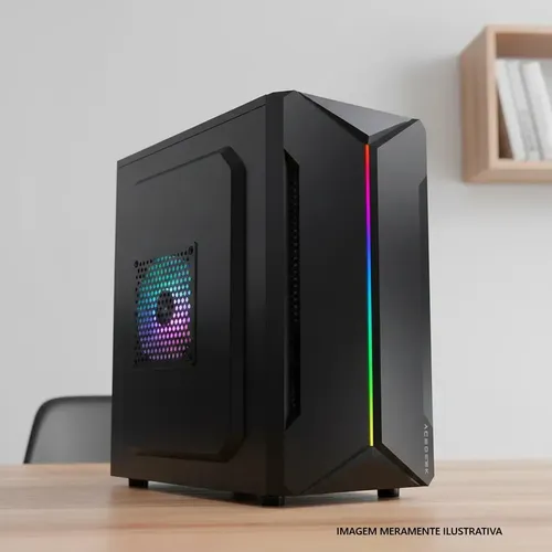 Gabinete Acegeek Office M006 Preto Micro-ATX ITX Mid Tower 1 HDD 2