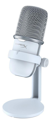 Micrófono Hyperx Blx Solocast Condensador Cardioide Color Blanco